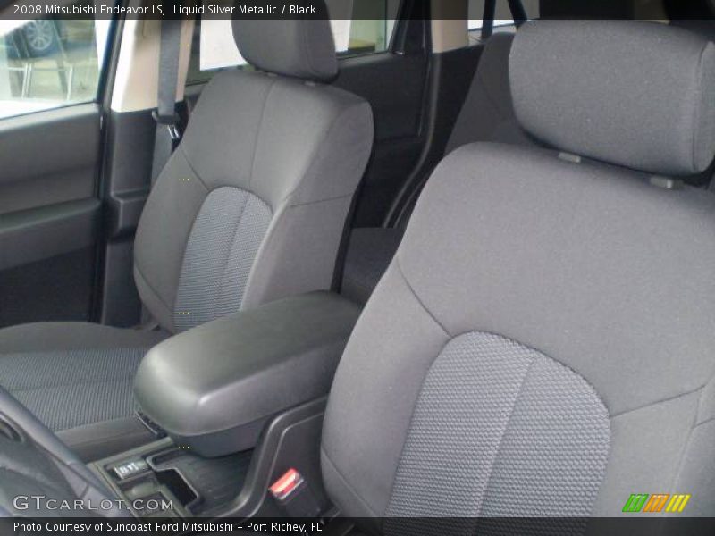 Liquid Silver Metallic / Black 2008 Mitsubishi Endeavor LS