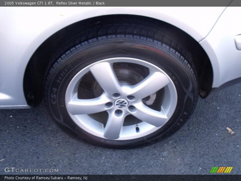 Reflex Silver Metallic / Black 2005 Volkswagen GTI 1.8T