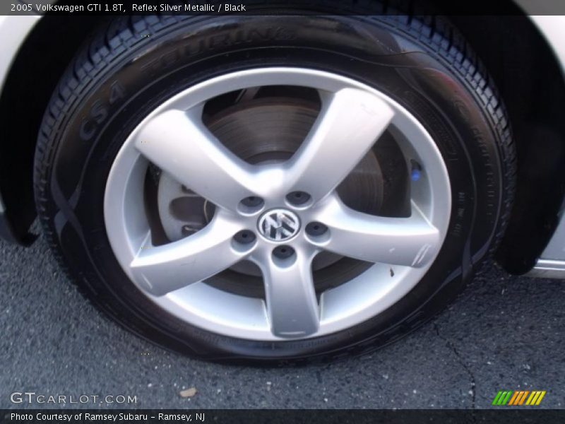 Reflex Silver Metallic / Black 2005 Volkswagen GTI 1.8T