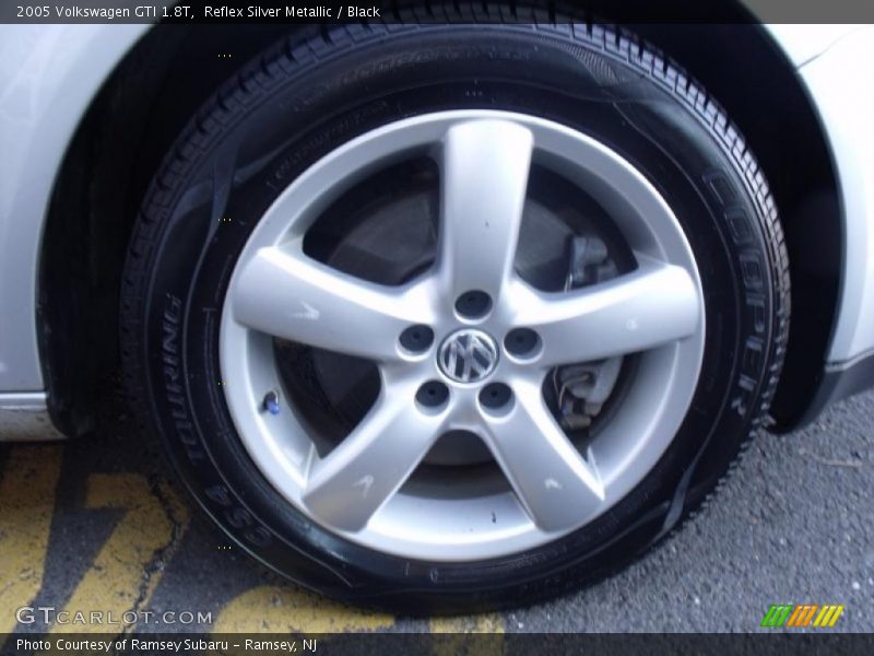 Reflex Silver Metallic / Black 2005 Volkswagen GTI 1.8T