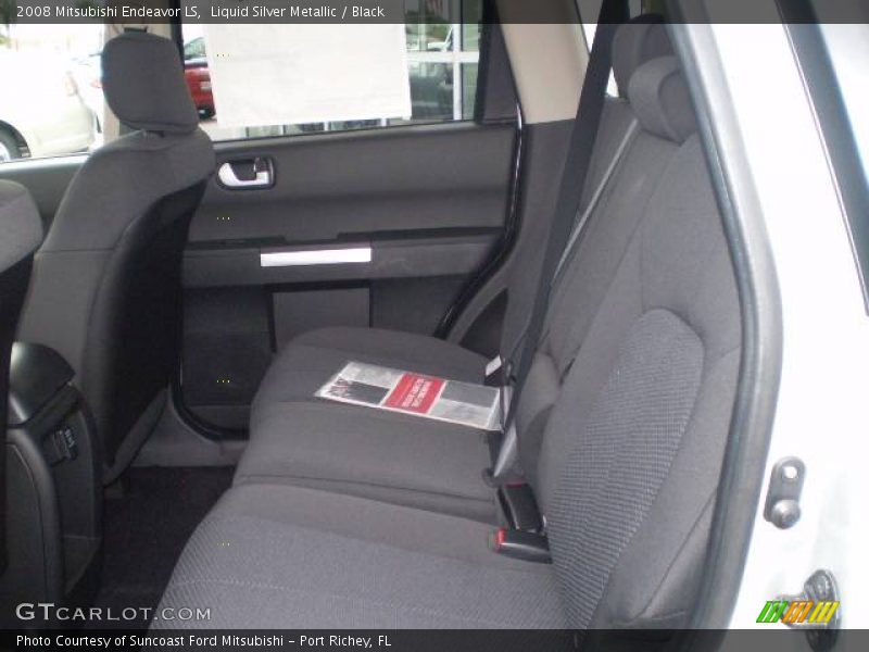 Liquid Silver Metallic / Black 2008 Mitsubishi Endeavor LS