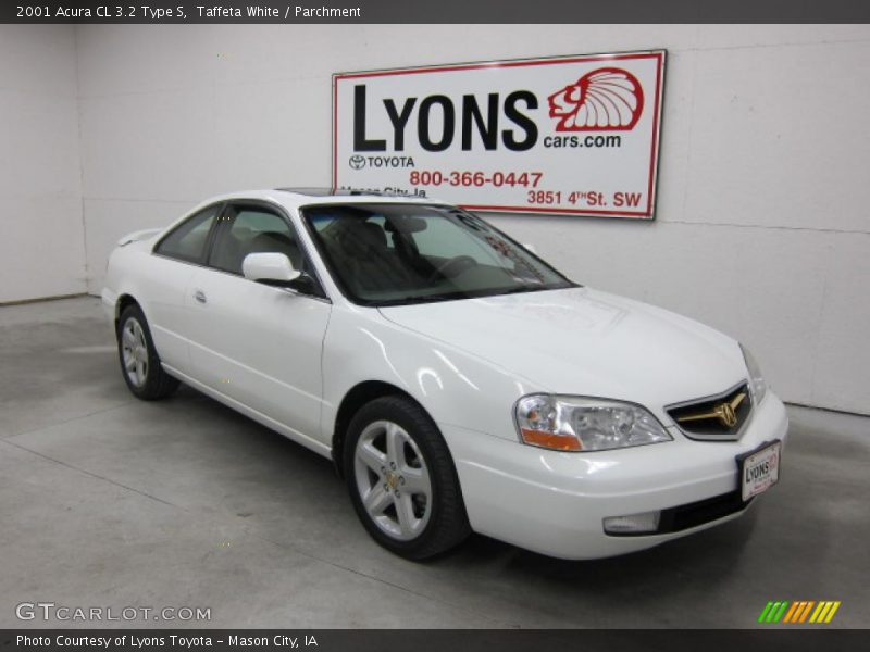 Taffeta White / Parchment 2001 Acura CL 3.2 Type S