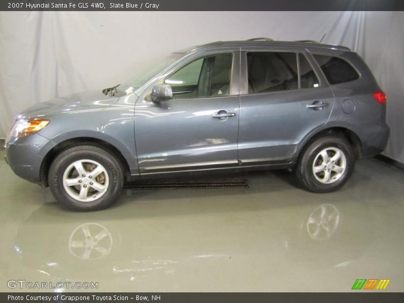 Slate Blue / Gray 2007 Hyundai Santa Fe GLS 4WD