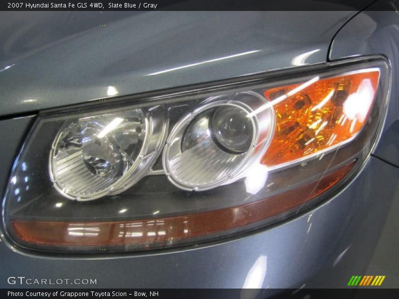 Slate Blue / Gray 2007 Hyundai Santa Fe GLS 4WD