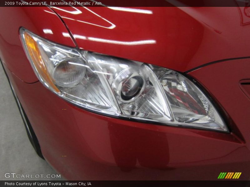 Barcelona Red Metallic / Ash 2009 Toyota Camry LE
