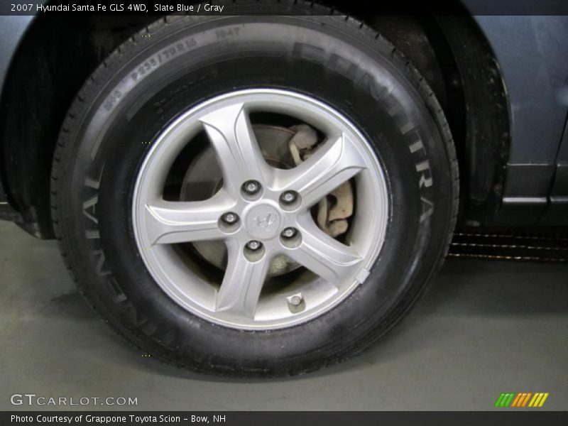 Slate Blue / Gray 2007 Hyundai Santa Fe GLS 4WD