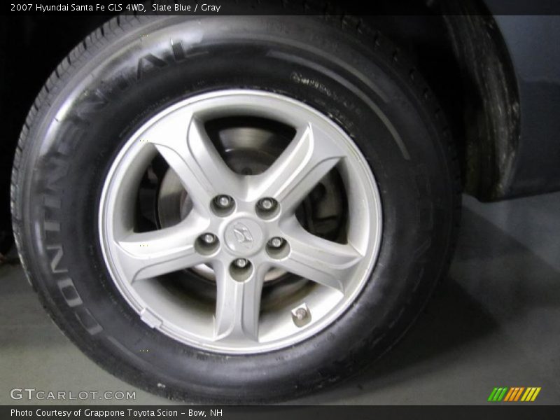 Slate Blue / Gray 2007 Hyundai Santa Fe GLS 4WD