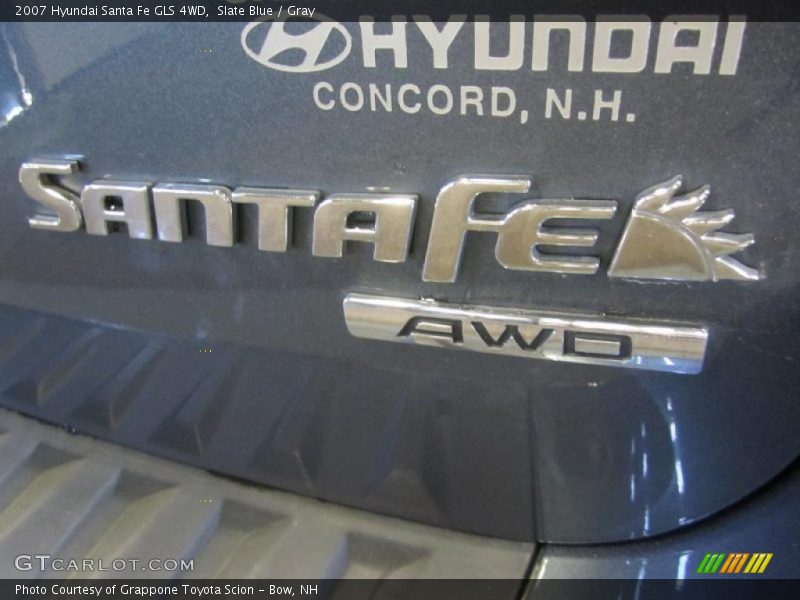 Slate Blue / Gray 2007 Hyundai Santa Fe GLS 4WD