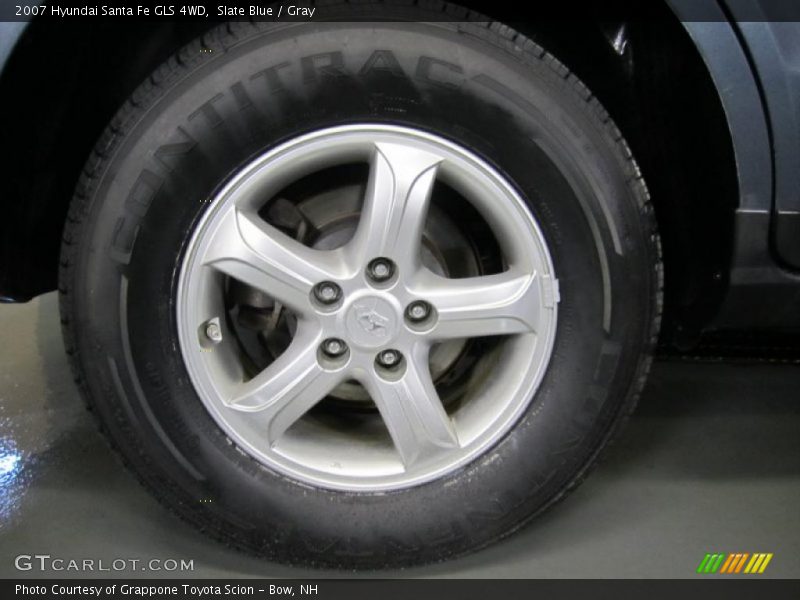 Slate Blue / Gray 2007 Hyundai Santa Fe GLS 4WD