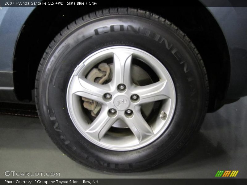 Slate Blue / Gray 2007 Hyundai Santa Fe GLS 4WD