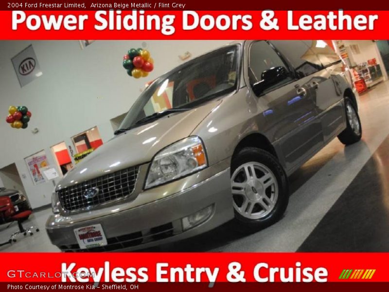 Arizona Beige Metallic / Flint Grey 2004 Ford Freestar Limited