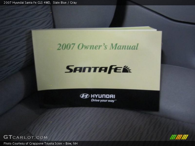 Slate Blue / Gray 2007 Hyundai Santa Fe GLS 4WD