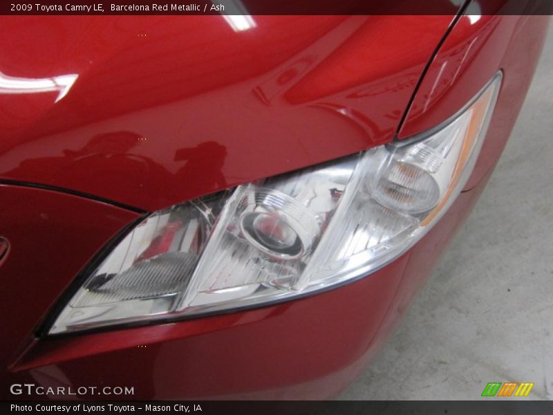 Barcelona Red Metallic / Ash 2009 Toyota Camry LE