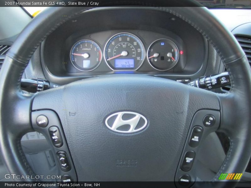 Slate Blue / Gray 2007 Hyundai Santa Fe GLS 4WD