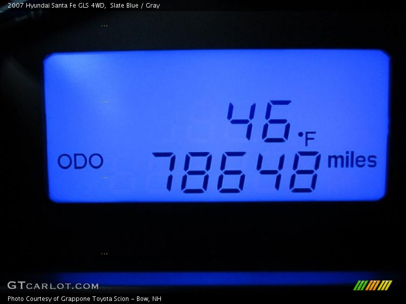 Slate Blue / Gray 2007 Hyundai Santa Fe GLS 4WD