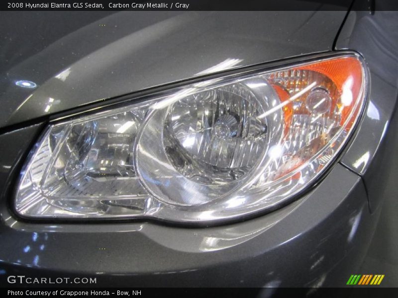 Carbon Gray Metallic / Gray 2008 Hyundai Elantra GLS Sedan