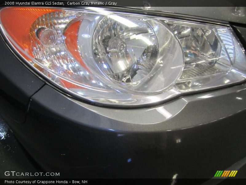 Carbon Gray Metallic / Gray 2008 Hyundai Elantra GLS Sedan
