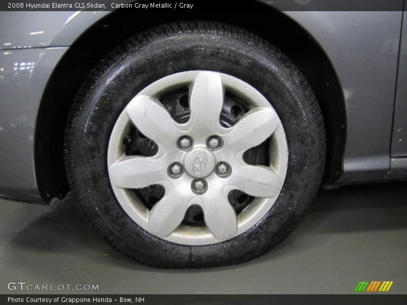 Carbon Gray Metallic / Gray 2008 Hyundai Elantra GLS Sedan