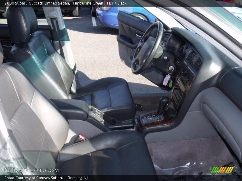 Timberline Green Pearl / Black 2000 Subaru Outback Limited Sedan