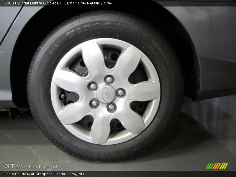 Carbon Gray Metallic / Gray 2008 Hyundai Elantra GLS Sedan