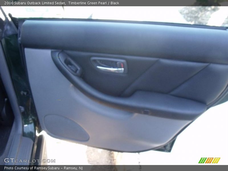 Timberline Green Pearl / Black 2000 Subaru Outback Limited Sedan