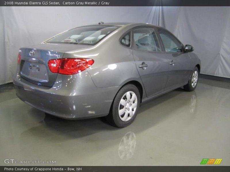 Carbon Gray Metallic / Gray 2008 Hyundai Elantra GLS Sedan