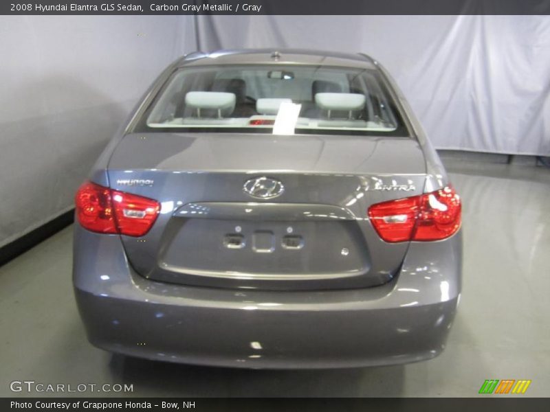 Carbon Gray Metallic / Gray 2008 Hyundai Elantra GLS Sedan
