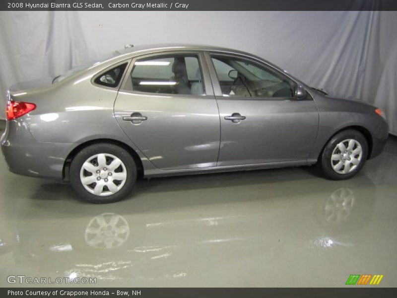 Carbon Gray Metallic / Gray 2008 Hyundai Elantra GLS Sedan