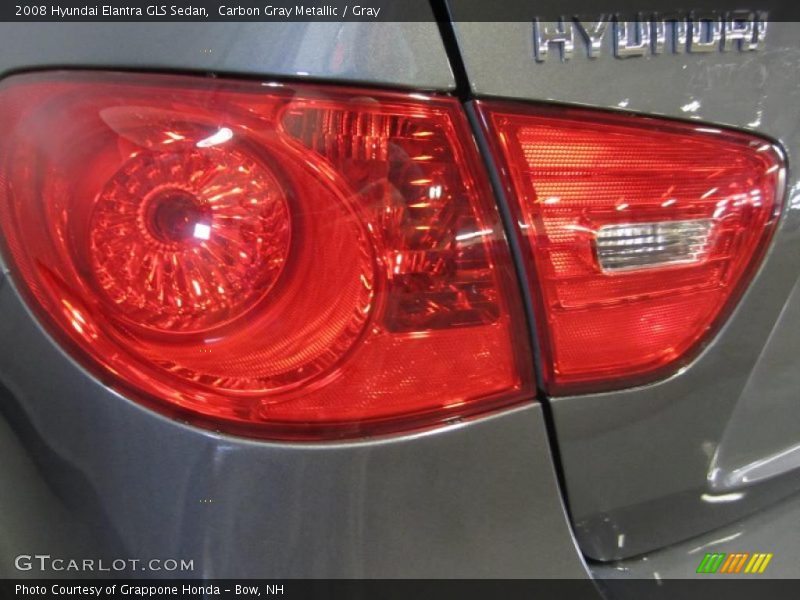 Carbon Gray Metallic / Gray 2008 Hyundai Elantra GLS Sedan
