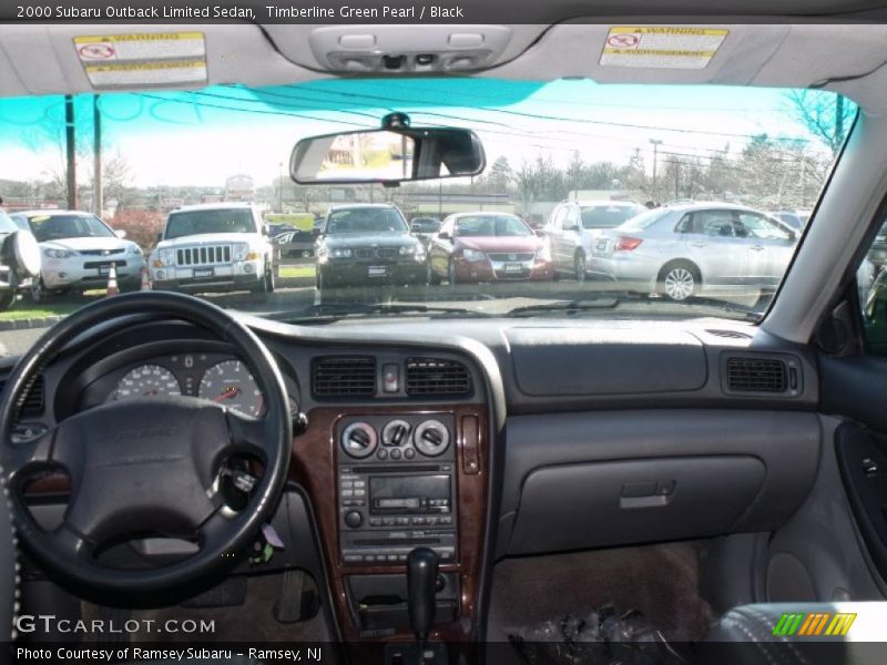 Timberline Green Pearl / Black 2000 Subaru Outback Limited Sedan