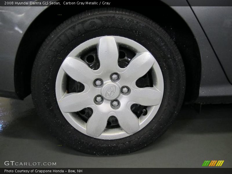 Carbon Gray Metallic / Gray 2008 Hyundai Elantra GLS Sedan