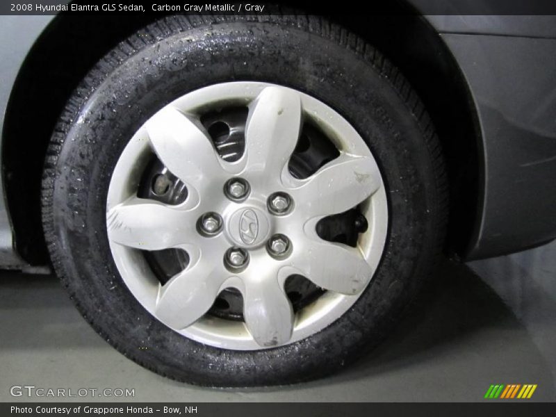 Carbon Gray Metallic / Gray 2008 Hyundai Elantra GLS Sedan