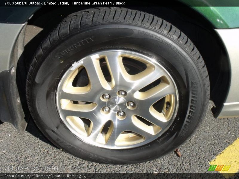 Timberline Green Pearl / Black 2000 Subaru Outback Limited Sedan