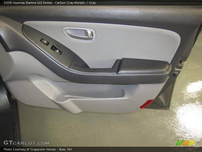 Carbon Gray Metallic / Gray 2008 Hyundai Elantra GLS Sedan