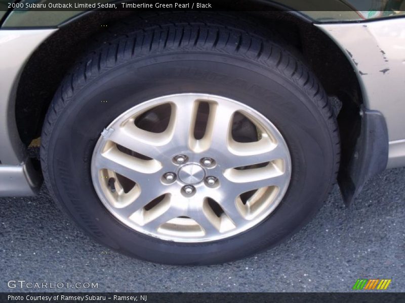Timberline Green Pearl / Black 2000 Subaru Outback Limited Sedan