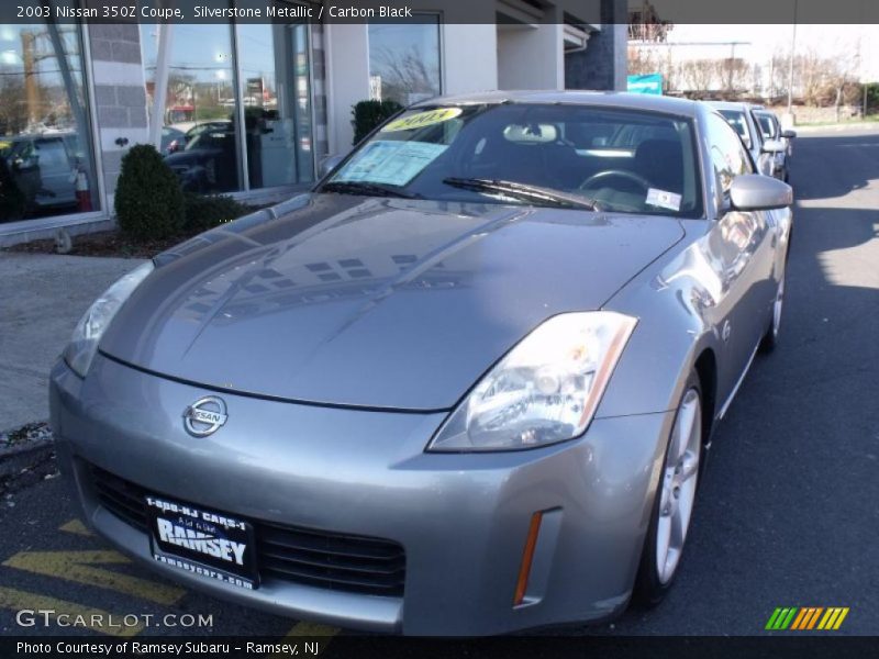Silverstone Metallic / Carbon Black 2003 Nissan 350Z Coupe