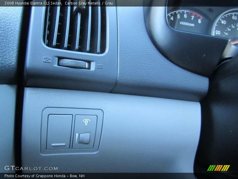 Carbon Gray Metallic / Gray 2008 Hyundai Elantra GLS Sedan