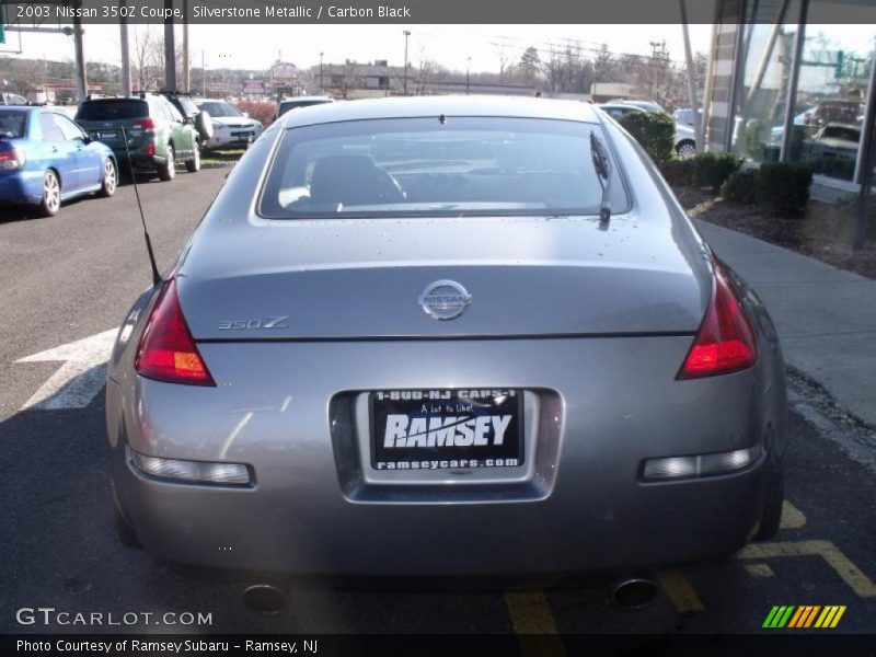 Silverstone Metallic / Carbon Black 2003 Nissan 350Z Coupe