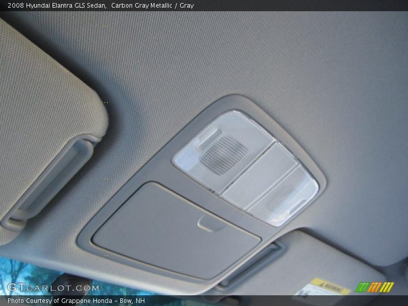 Carbon Gray Metallic / Gray 2008 Hyundai Elantra GLS Sedan