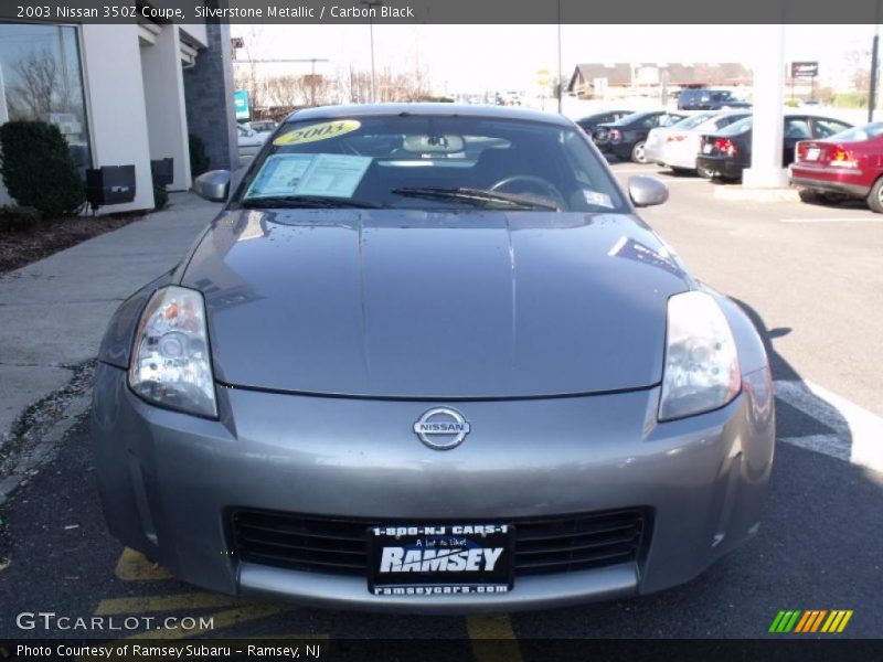 Silverstone Metallic / Carbon Black 2003 Nissan 350Z Coupe