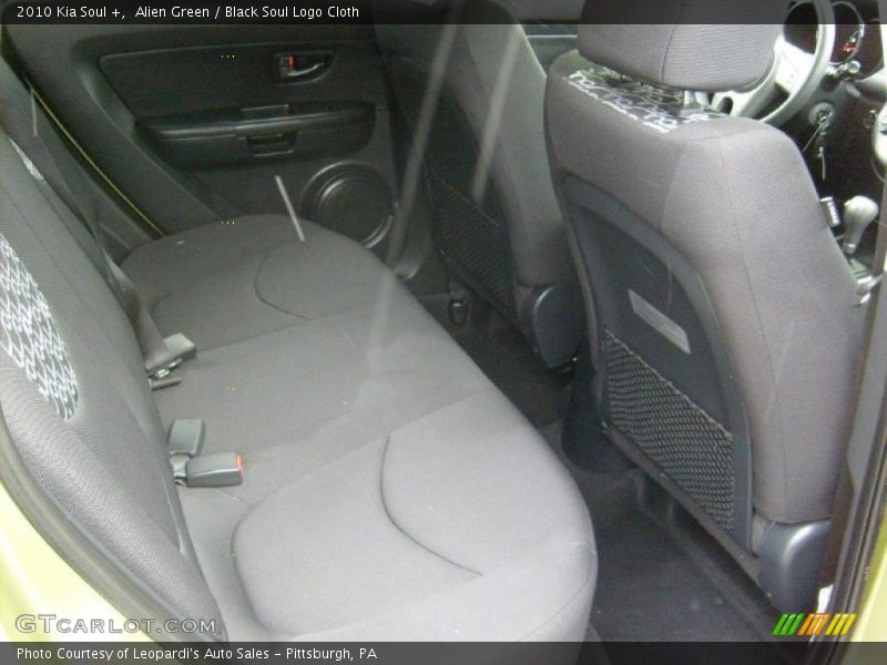 Alien Green / Black Soul Logo Cloth 2010 Kia Soul +