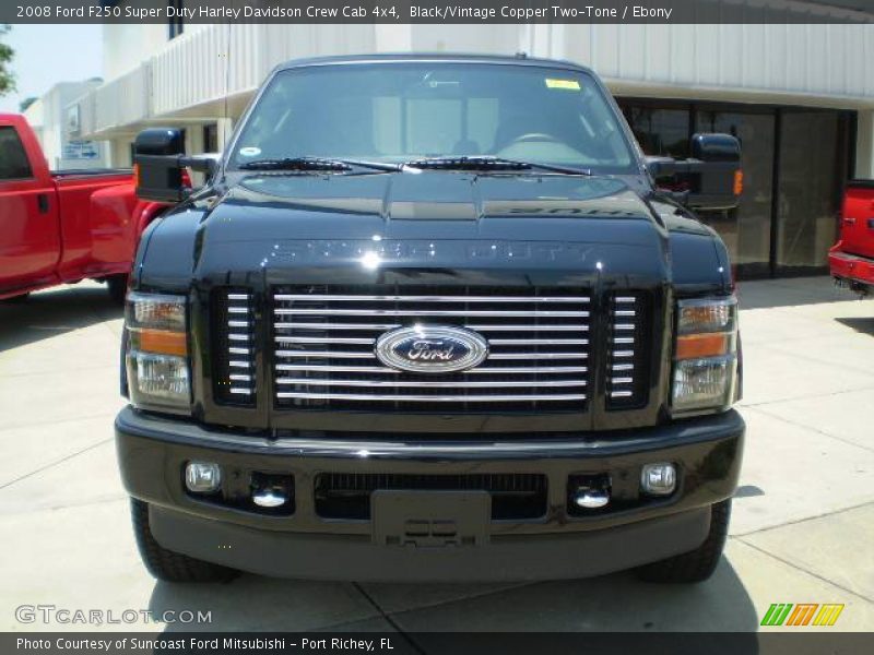Black/Vintage Copper Two-Tone / Ebony 2008 Ford F250 Super Duty Harley Davidson Crew Cab 4x4