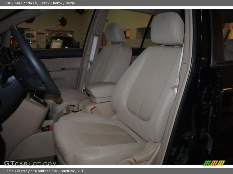 Black Cherry / Beige 2007 Kia Rondo LX
