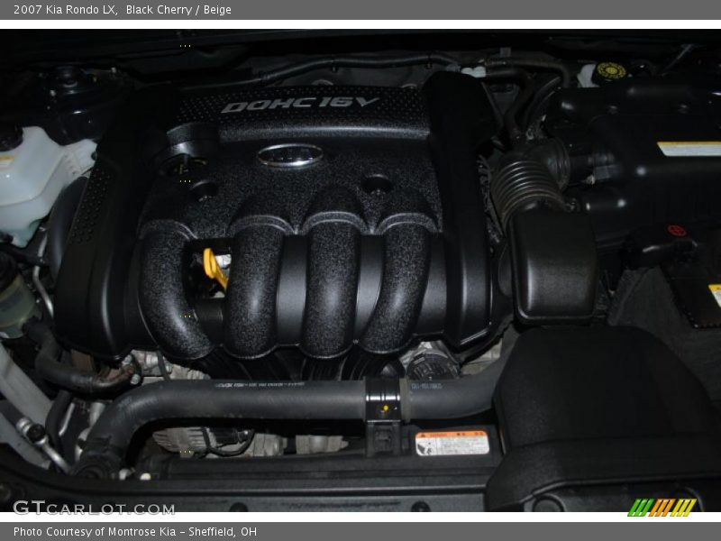 Black Cherry / Beige 2007 Kia Rondo LX