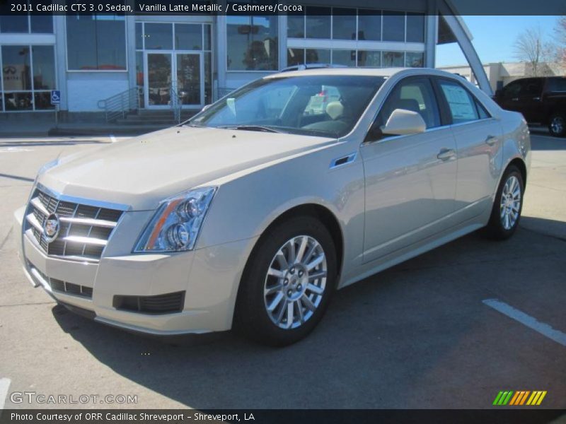 Vanilla Latte Metallic / Cashmere/Cocoa 2011 Cadillac CTS 3.0 Sedan