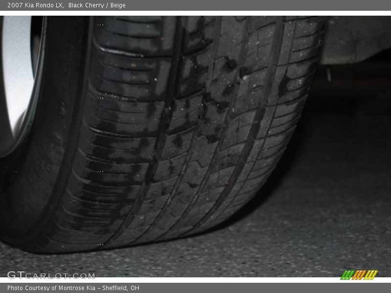 Black Cherry / Beige 2007 Kia Rondo LX