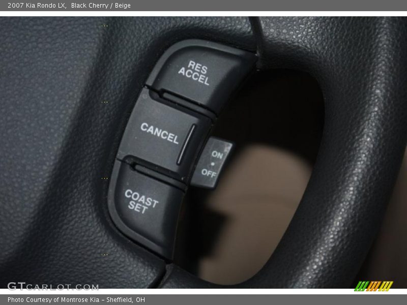 Black Cherry / Beige 2007 Kia Rondo LX