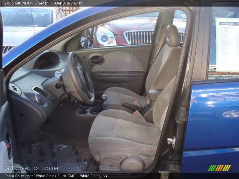  2006 ION 3 Sedan Gray Interior
