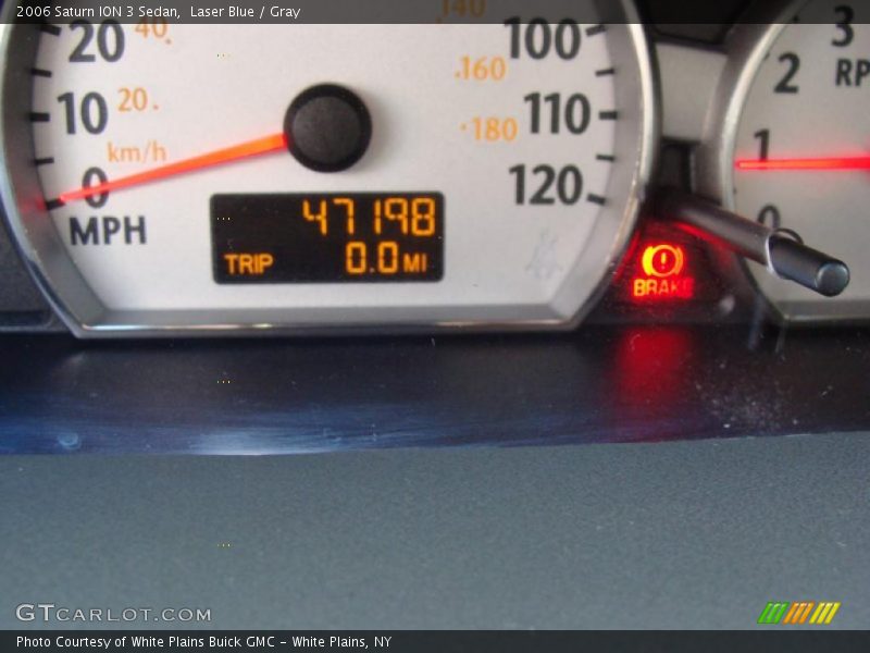 Laser Blue / Gray 2006 Saturn ION 3 Sedan
