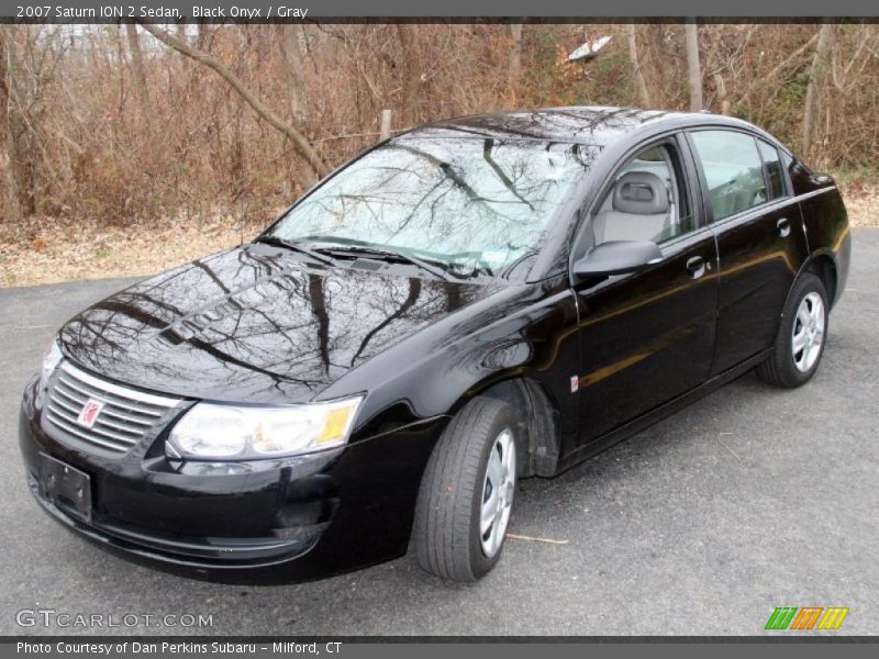 Black Onyx / Gray 2007 Saturn ION 2 Sedan